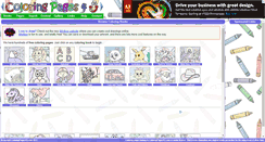 Desktop Screenshot of coloringpages4u.com